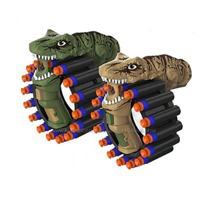 تفنگ اسباب بازی تیر فومی دایناسور 9218 DINOSAUR SOFT BULLET GUN_تفنگ اسباب بازی